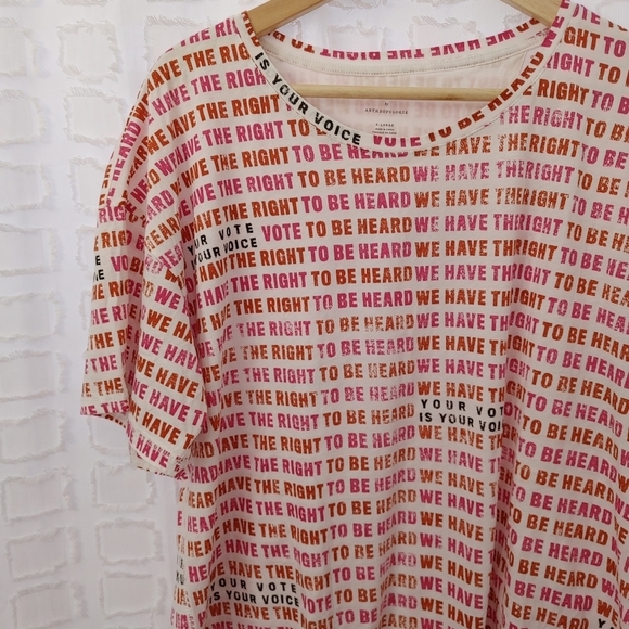 Anthropologie Red and White Graphic Tee - Picture 5 of 9